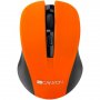 Мишка Безжична CANYON CNE-CMSW1O 1200dpi 3 btn Оранжева Wireless Optical Mouse, снимка 1 - Клавиатури и мишки - 39598217