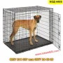 Голяма метална сгъваема клетка за куче – 122×76×81 см - КОД 4485, снимка 2
