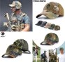 Тактическа шапка с мрежа Punisher skull Tactical Multicam лов стрелба, снимка 1 - Екипировка - 41769328