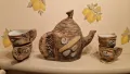 Авторска винтидж керамика– Франция, подпис., снимка 5