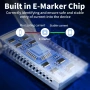 USB4 Type-C Кабел 240W PD / 40Gbps / 8K – E-Marker Chip съвместим Thunderbolt 3 4, снимка 7