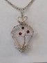Сребърна верижка с висулка 925, снимка 4