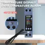 Taxnele KWS-303WF Tuya WiFi AC монитор 40A DIN шина, снимка 4