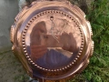 Декоративна медна чиния, снимка 3