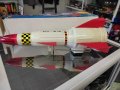 Стара играчка ракета apollo-x space rocket, снимка 2