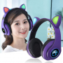 Светещи Bluetooth Слушалки CATS, снимка 1 - Слушалки и портативни колонки - 36363200