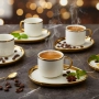 Луксозен сервиз за кафе – елегантност, която превръща всяка глътка в ритуал., снимка 3