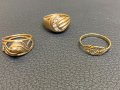 Златни обеци халки кръст ланец пръстен 14 карата 585 златни zlato prasten obeci gold , снимка 4