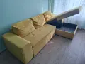 Продавам ъглов разтегателен диван с ракла, снимка 2
