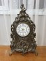 Каминен бронзов часовник, снимка 1 - Антикварни и старинни предмети - 41249206