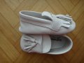Официални бебешки бели обувки от естествена кожа, 19 номер, подходящи за кръщенка/кръщене, снимка 6