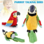 Говорещ плюшен папагал Арчи, забавление за малки и големи, снимка 2