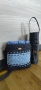 Подаръчен комплект от плетена чанта с чантичка за бутилка, снимка 1 - Чанти - 36074919