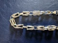 сребърен ланец -12, снимка 4