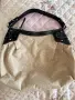 ОРИГИНАЛ DKNY, DONNA KARAN NEW YORK, УНИКАЛНА ГОЛЯМА МЕКА ЧАНТА, текстил и 100% естествена кожа, снимка 5