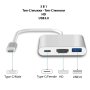 Преходник 3в1 Type C към HDMI, Type C и USB3.0, снимка 2