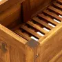 vidaXL Градинска повдигната леха, акациево дърво, 100x30x25 см, снимка 7