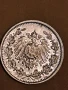 немска сребърна монета 1/2 mark 1915г., снимка 2