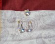 Swarovski crystal сребърен комплект, снимка 1 - Колиета, медальони, синджири - 41956432