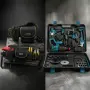 Комплект акумулаторни инструменти BOXER BX-187 4в1 + ПОДАРЪК многофункционална работна чанта, снимка 4