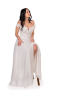Сватбена / булчинска рокля в цвят Айвъри, снимка 12