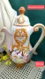 Capodimonte Italy съд с дръжка (кана) огромен , снимка 1