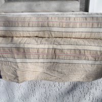 Ленен тъкан плат, снимка 1 - Антикварни и старинни предмети - 39180149