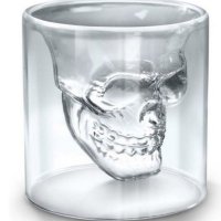 2бр Триизмерна стъклена чаша череп за алкохол, снимка 7 - Други стоки за дома - 41502966