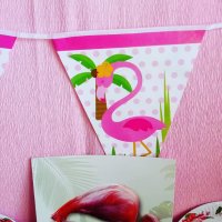 Парти артикули тема Фламинго на цени от 1до 10лв, снимка 9 - Декорация за дома - 34476388