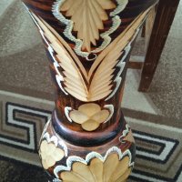 ваза дърворезба , снимка 4 - Декорация за дома - 41973144