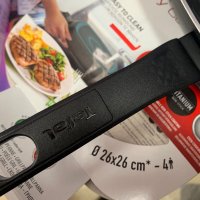 НОВ Грил Тиган Tefal / Tefal Easy Cook and Clean / Tefal 26х26см ., снимка 10 - Съдове за готвене - 44259942