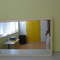 Масивно огледало с рамка за стена, снимка 3 - Огледала - 35935046
