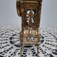 Бронзов настолен часовник за камина и бюро., снимка 6 - Антикварни и старинни предмети - 40379770