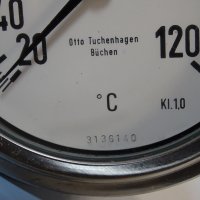 Термометър GEA Tuchenhagen Ф100, +20/+120°C capillarythermometer, снимка 3 - Резервни части за машини - 40620518