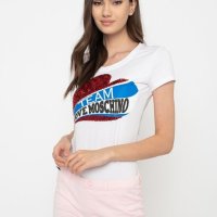 Дамска тениска Love Moschino S размер, снимка 1 - Тениски - 41993694