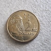Монети. Австралия.  Лот .5, 10 ,20, 50 цента .  1 и 2 долара.6 бройки., снимка 4 - Нумизматика и бонистика - 41411682