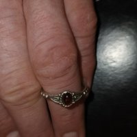 пръстен метален с камък , снимка 3 - Пръстени - 44355462