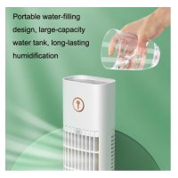 Настолен вентилатор, мини климатик за охлаждане, охлаждане с вода, Регулируем, снимка 3 - Вентилатори - 41307685