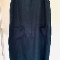 Дълга широка модерна рокля лен, снимка 2 - Рокли - 41353015