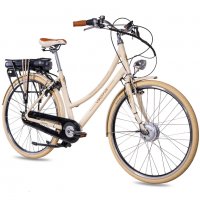 Нов Електрически велосипед 28- цола HOLANDIA Light ivory, Дамски Велосипед с Shimano Nexus 7, снимка 1 - Велосипеди - 40156747