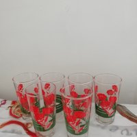 Комплект 6 нови цветни чаши за вода, снимка 2 - Чаши - 41562974