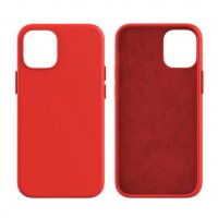 Силиконов кейс bSmart Silicone Soft Cover, За iPhone 14 (6.1), Червен, снимка 4 - Калъфи, кейсове - 39119807