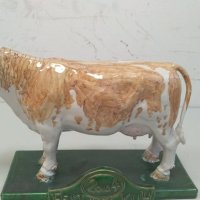 Керамична крава, снимка 4 - Антикварни и старинни предмети - 34535059