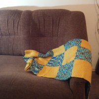 Ръчно плетено одеало /плетиво подарък hand made/, снимка 5 - Други - 34850449