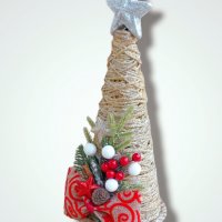 Декоративна Коледна елха " Коледна декорация", снимка 3 - Декорация за дома - 38753890