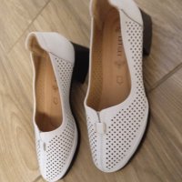 Елегантни дамски обувки ЕСТЕСТВЕНА КОЖА , снимка 2 - Дамски обувки на ток - 42304683