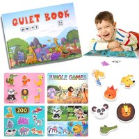  QUIET BOOK Монтесори книга за деца , снимка 10 - Образователни игри - 41808918