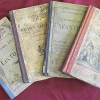 1895г. Стари Учебници- Париж 4 бр., снимка 1 - Учебници, учебни тетрадки - 42119363