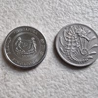 Монети. Сингапур. 10 и 10 цента . 1969 и 2013 година., снимка 7 - Нумизматика и бонистика - 36857233