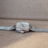 Дамски сребърен часовник ''Receda'' 17 камъка, снимка 7 - Дамски - 41470952